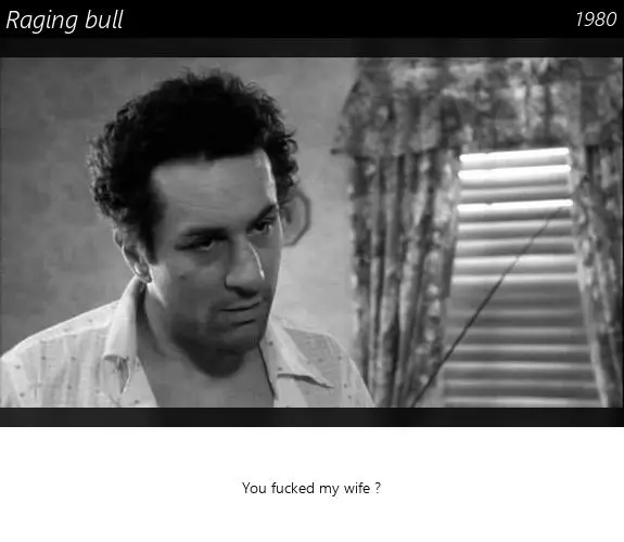 Vignette : Raging bull